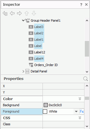 Edit Color in Inspector