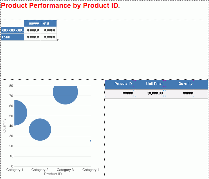 Report in Design View