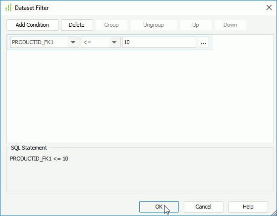 Filter Dataset