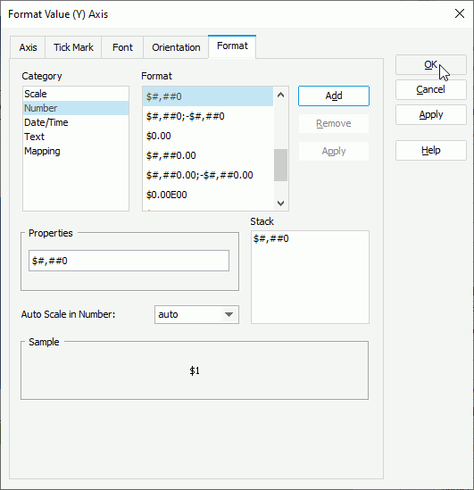 Change Value Format