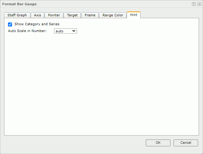 Format Bar Gauge dialog - Hint