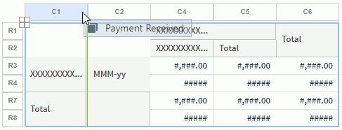 Drag a Group Column into a Crosstab