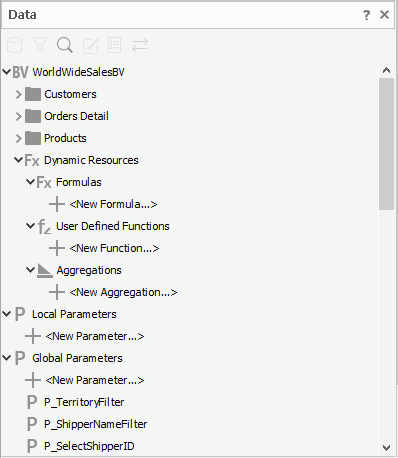 Data Panel