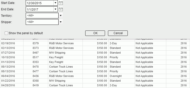 Display Configuration Panel